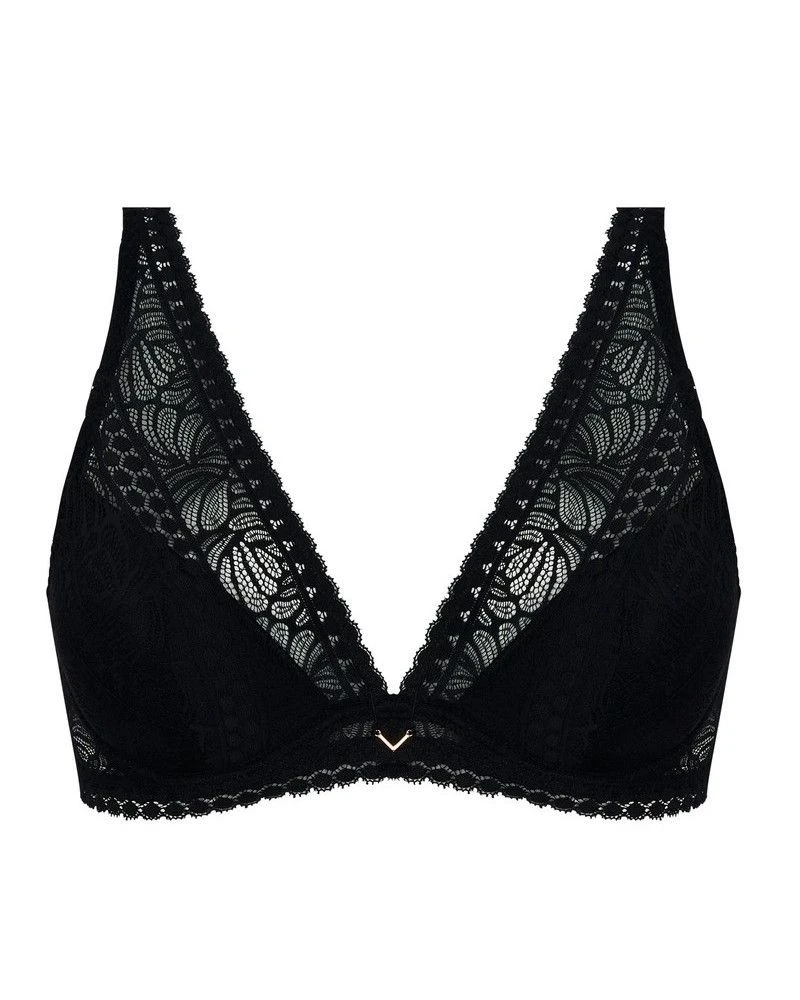 Soutien-gorge Demi Mousse Fantaisie Antigel Atelier Séduction (Noir) 4 Soutien-gorge Demi Mousse Fantaisie Antigel Atelier Séduction (Noir) – Image 2