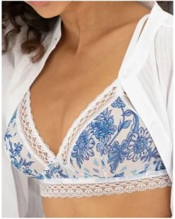 Soutien-gorge Sans Armature Antigel Patio Fraîcheur (Bleu Azul) -mesdessous soutien gorge sans armature antigel patio fraicheur bleu azul 3