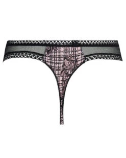 String Antigel Tartan Glamour (Rose Tartan) 11 String Antigel Tartan Glamour (Rose Tartan) -mesdessous string antigel tartan glamour rose tartan 4