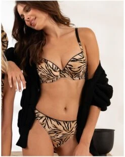 String Antigel Tigre Rebelle (Tigre Blond) 8 String Antigel Tigre Rebelle (Tigre Blond) -mesdessous string antigel tigre rebelle tigre blond 2