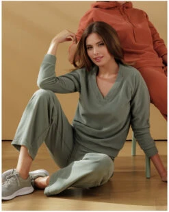 Sweat Antigel Pause Douceur (Vert Aloe) 11 Sweat Antigel Pause Douceur (Vert Aloe) -mesdessous sweat antigel pause douceur vert aloe 2