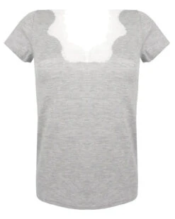 T-shirt Manches Courtes Antigel Simply Perfect (Chiné Gris)