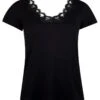 T-shirt Manches Courtes Antigel Simply Perfect (Noir) -mesdessous t shirt manches courtes antigel simply perfect noir