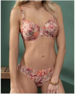 Tanga Antigel Cachemire En Fête (Orange Multico) 9 Tanga Antigel Cachemire En Fête (Orange Multico) -mesdessous tanga antigel cachemire en fete orange multico 2