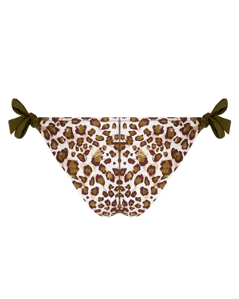 Tanga De Bain à Nœuds Antigel La Panthère Mystère (Kaki Mystère) 6 Tanga De Bain à Nœuds Antigel La Panthère Mystère (Kaki Mystère) – Image 4