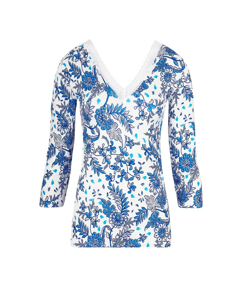 Tee-shirt Manches Longues Antigel Patio Fraîcheur (Bleu Azul) 4 Tee-shirt Manches Longues Antigel Patio Fraîcheur (Bleu Azul) – Image 2