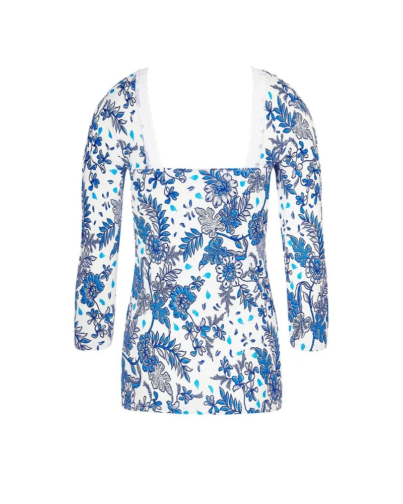 Tee-shirt Manches Longues Antigel Patio Fraîcheur (Bleu Azul) 6 Tee-shirt Manches Longues Antigel Patio Fraîcheur (Bleu Azul) – Image 4