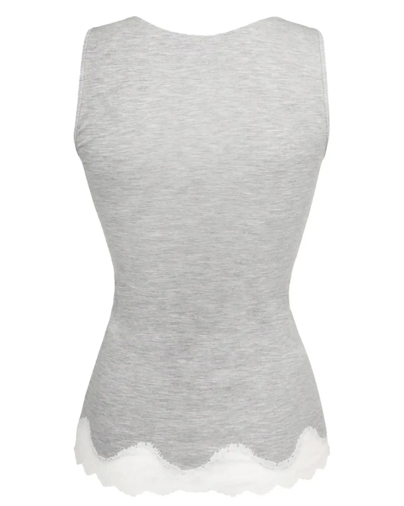 Top Bien-être Sans Manche Antigel Simply Perfect (Chiné Gris) 4 Top Bien-être Sans Manche Antigel Simply Perfect (Chiné Gris) – Image 2