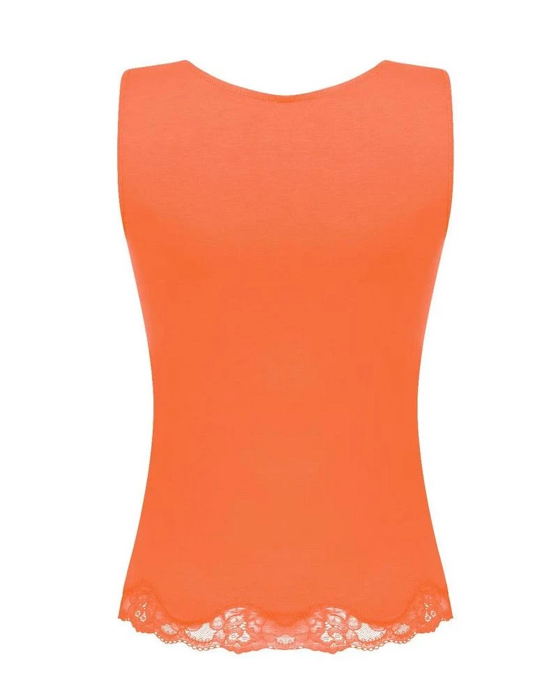 Top Bien-être Sans Manche Antigel Simply Perfect (Orange Safrané) 4 Top Bien-être Sans Manche Antigel Simply Perfect (Orange Safrané) – Image 2