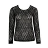 Top Manches Longues Antigel Atelier Séduction (Noir) -mesdessous top manches longues antigel atelier seduction noir